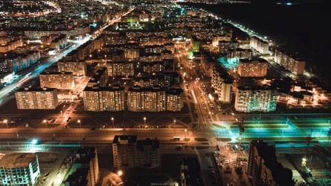Ночной Солигорск